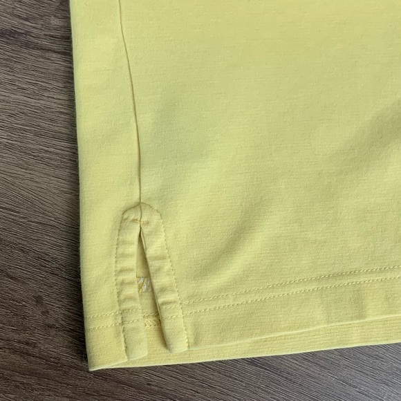 J.L. Powell Men’s Yellow Short Sleeve Crew Neck Shirt Large EUC - Picture 4 of 8